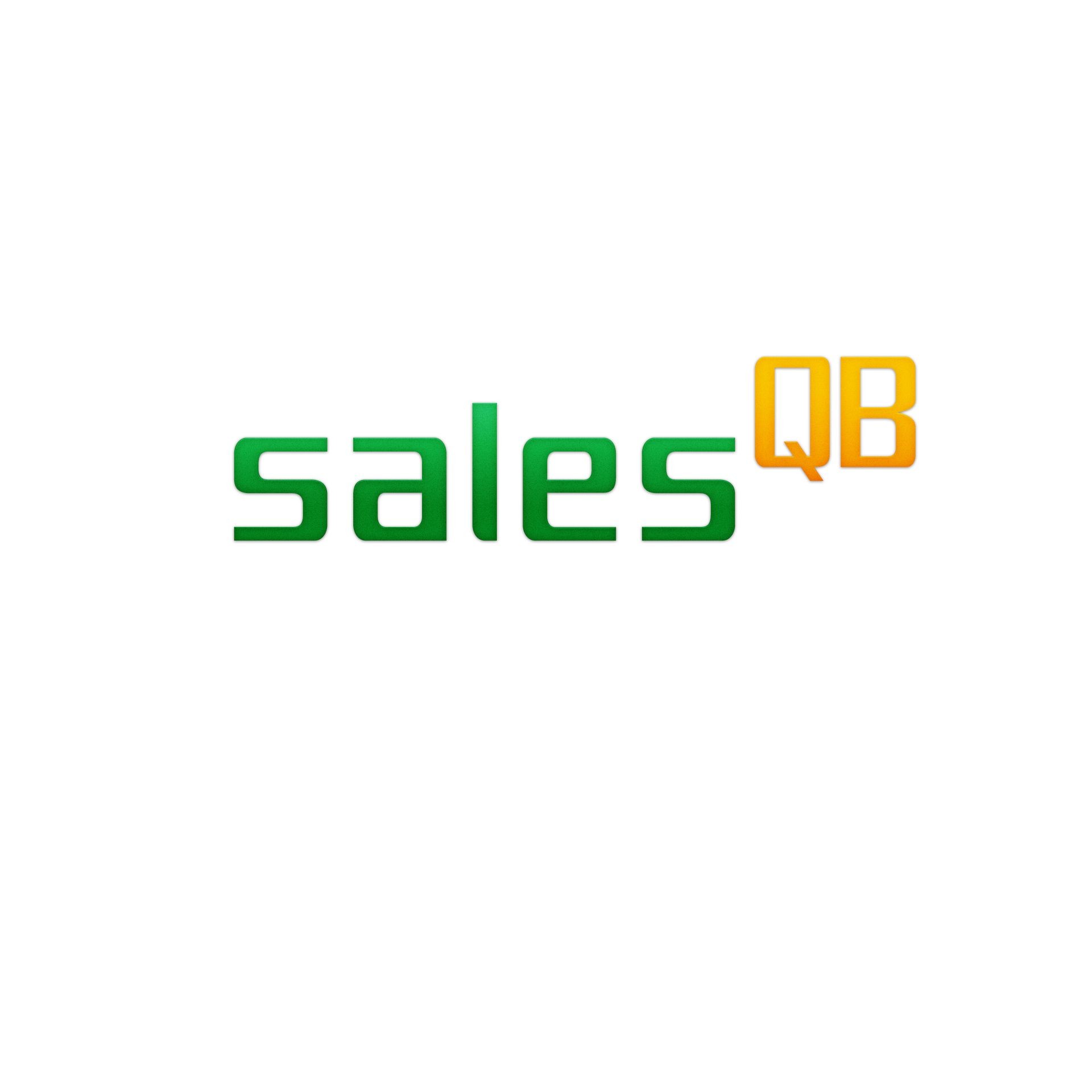 Logo with green text 'sales' and orange text 'QB' on a white background.